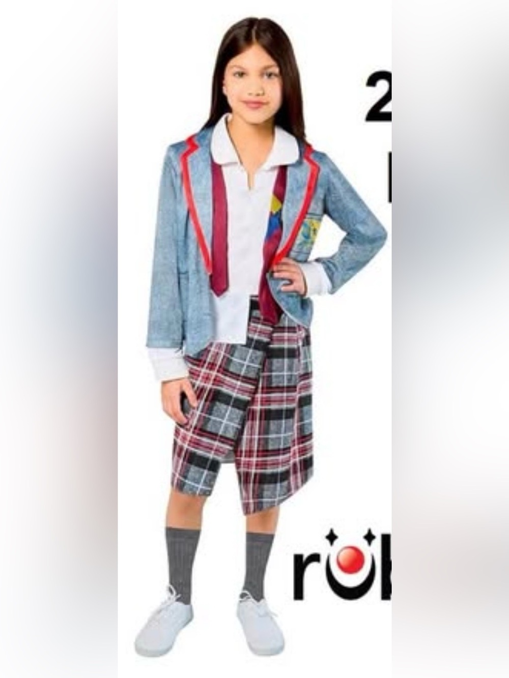 KID'S OFFICIALLY LICENSED BEETLEJUICE ASTRID CLASSIC UNIFORM COSTUME